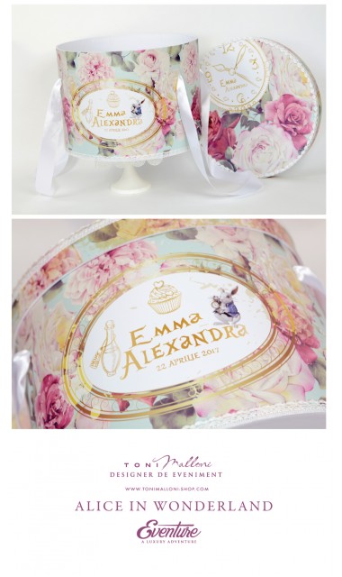 Trusou  botez fetite, Alice in Wonderland, Alice in tara minunilor 9